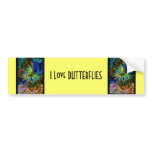 Butterfly Digital Art Bumper Sticker