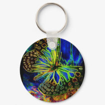 Butterfly Digital Art keychains
