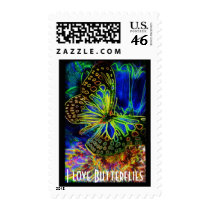 Butterfly Digital Art postage