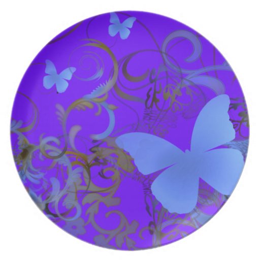 Butterfly Dinner Plates Zazzle