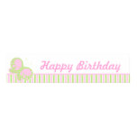 Butterfly Dots Birthday Banner Print