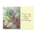 Butterfly Dreaming Postcard postcard