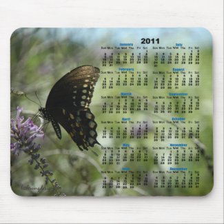 Butterfly Dreams 2011 Calendar Mousepad mousepad