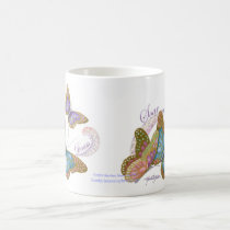 Butterfly Dreams Mug Half Wrap mugs