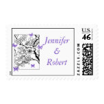 Butterfly Dreams Violet Postage Stamp