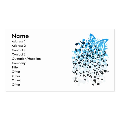 Butterfly_Effect Business Card Templates