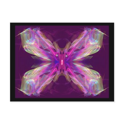 BUTTERFLY EFFECT POSTCARD by KABSANNIE