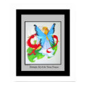 Butterfly Elf and the Red Fairy Dragon posters by pawtraitart Butterfly Elf and the Red Fairy Dragon posters