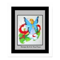 Butterfly Elf and the Red Fairy Dragon posters