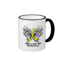 Butterfly Ewing Sarcoma Awareness Coffee Mugs