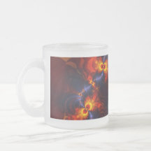 Butterfly Eyes - Violet & Gold Wings Coffee Mugs