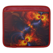 Butterfly Eyes - Violet & Gold Wings iPad Sleeve