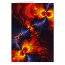 Butterfly Eyes - Violet & Gold Wings Vertical cards