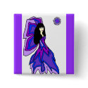 Butterfly fairy  button