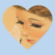 Butterfly fairy kisses sticker stickers