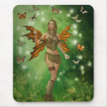 butterfly fairy mouse pad