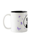 Butterfly Fairy Silhouette mugs