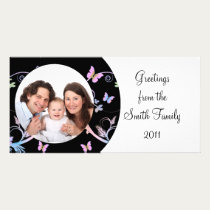 Butterfly/Family Photo Card photo cards