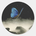 Butterfly Fantasy Round Sticker