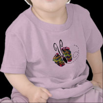 BUTTERFLY FEET t-shirts
