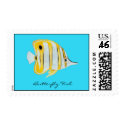 Butterfly Fish postage by joeyartist Butterfly Fish postage