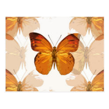 Butterfly Flies Post Cards