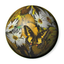 Butterfly Floral magnets by SuanSKatra Butterfly Floral magnets