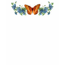 Butterfly Floral t shirt by RanchLady Butterfly Floral t shirt