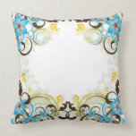 Butterfly Floral Vignette pillows