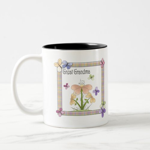 Butterfly Flower Great Grandma Mothers Day Gifts Mug