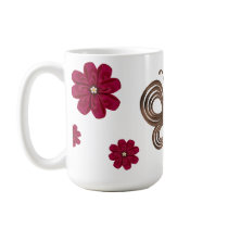 Butterfly Flower Mug mugs