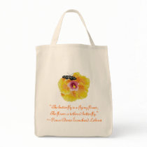 Butterfly Flower Ponce Denis Ecouchard Lebrun Quot Canvas Bag