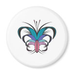 Butterfly Flower Tattoo Design Magnets