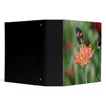 Butterfly Flowers 5 3 Ring Binders