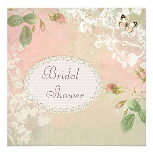 butterfly flowers shabby chic bridal shower 5 25x5 25 butterfly flowers shabby chic bridal shower 5 25x5 25