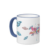 Butterfly Flute mugs by marchingbandstuff Butterfly Flute mugs