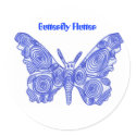 Butterfly Flutter stickers by TrapezoidArt Butterfly Flutter stickers