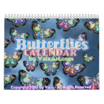 Butterfly Flutterby in Valxart 2011 calendar