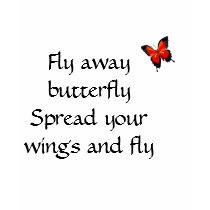 butterfly, Fly away butterflySpread your wings ... t-shirts