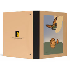 Butterfly flying with spheres Binder binder