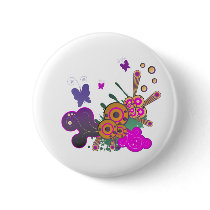 butterfly frenzy vector abstract buttons