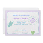 Butterfly Garden 5x7 Baby Shower Invitation