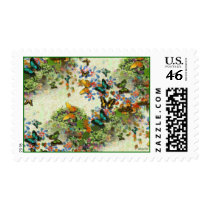 BUTTERFLY GARDEN Design postage