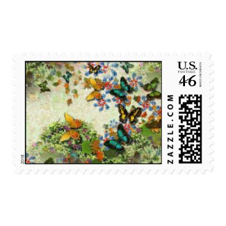 BUTTERFLY GARDEN MP229 Design stamp