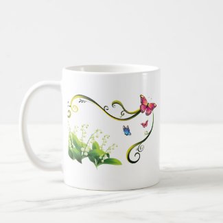 Butterfly Garden mug