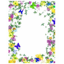 Butterfly Garden Template t-shirts