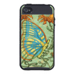 Butterfly Garden Vines and Flowers Phone Case iPhone 4/4S Case