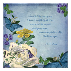 Butterfly Garden Wedding Invitation
