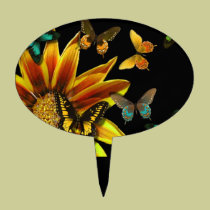 Butterfly Gardens cake picks