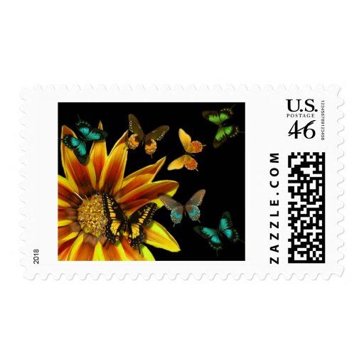 Butterfly Gardens Postage Stamps